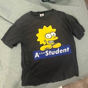 Zara Black Kids T-Shirt with Yellow Graphic